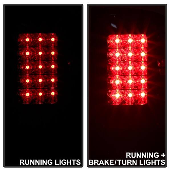 Dodge Ram 1500 09-18 / Ram 2500/3500 10-18 LED Tail Lights -( Not Compatible With LED Model ) - Black Smoke