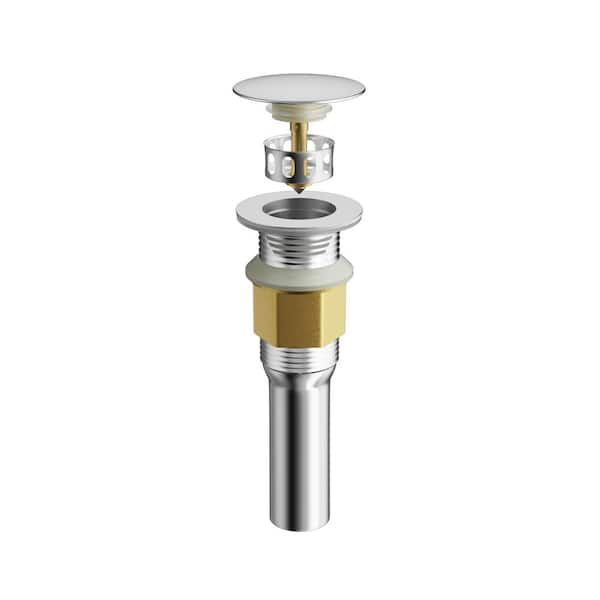 Denbigh Crisp White Ceramic 21 in. Single Bowl Farmhouse Apron Kitchen Sink with Bottom Grid and Pop-up Drain