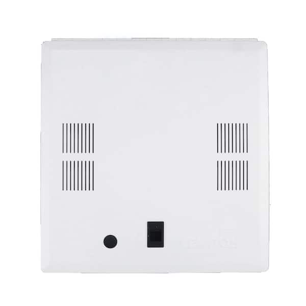 14 in. Premium Vented Hinged Door, White (for use with 14 in. Structured Media Enclosure)