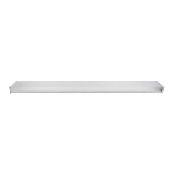 4 ft. 120-Volt 3800 Lumens White Integrated LED Wraparound Light with Prismatic Lens