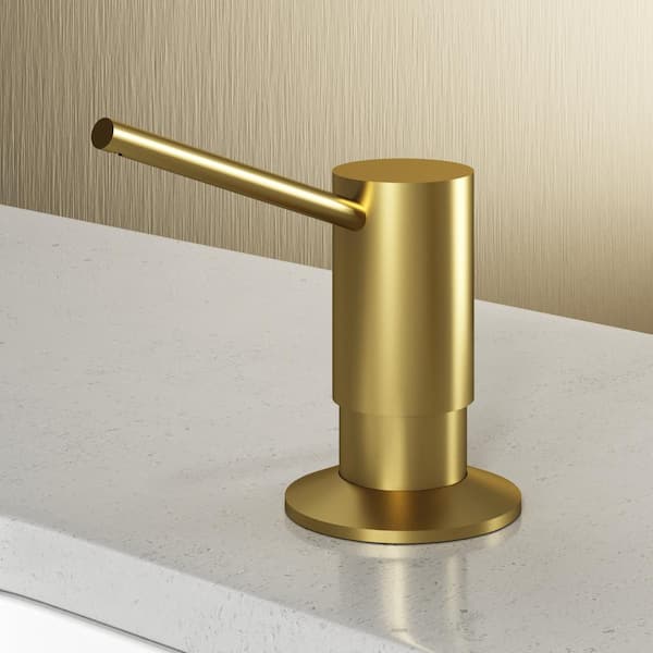 Braddock Kitchen Soap Dispenser in Matte Brushed Gold