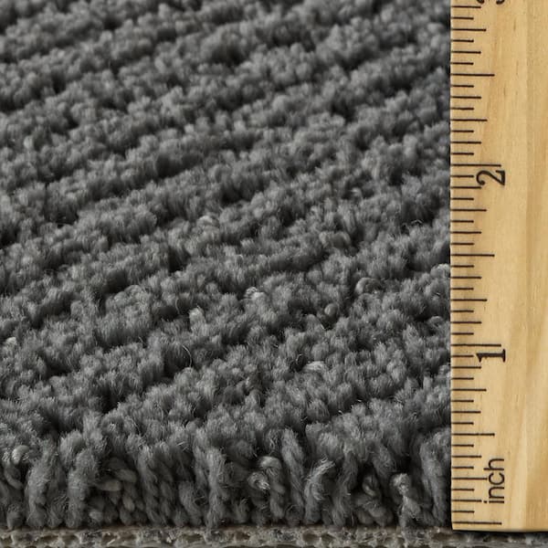 Pretty Penny  - Rolling Thunder - Gray 50 oz. Triexta Pattern Installed Carpet
