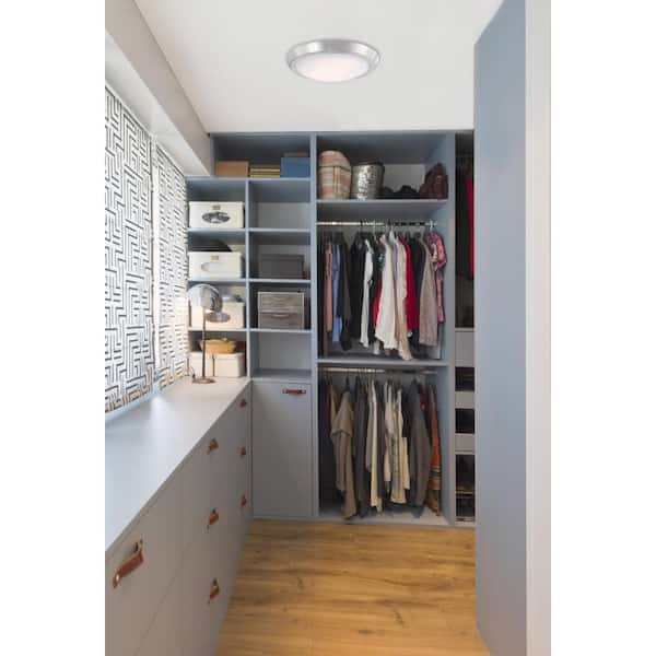 20-Watt Brushed Nickel Integrated LED Flush Mount