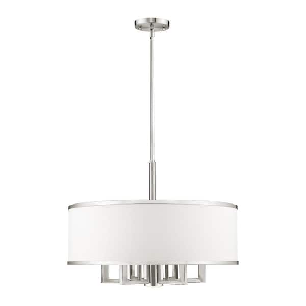 Park Ridge 7 Light Brushed Nickel Chandelier