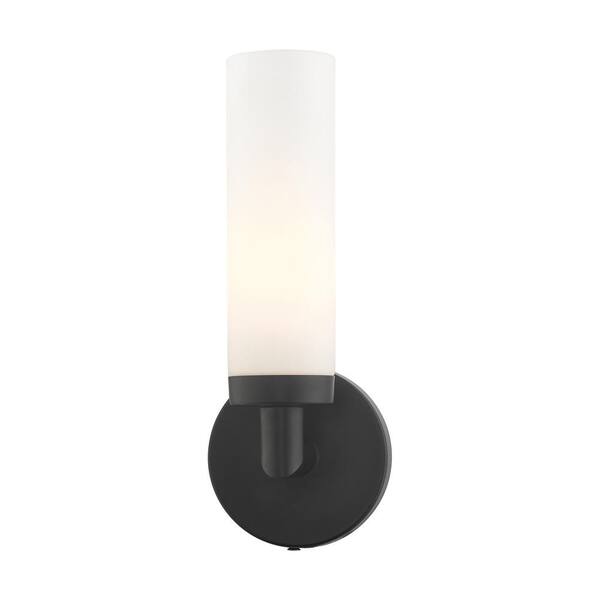 Aspen 1 Light Black ADA Single Sconce