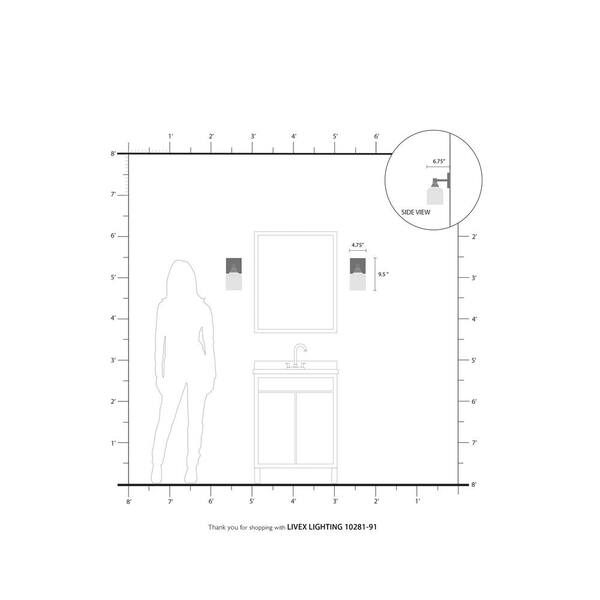 Aragon 1 Light Brushed Nickel Wall Sconce