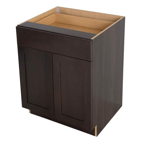 Edson Shaker Assembled 27x34.5x24.5 in. Base Cabinet with Soft Close Full Extension Drawer in Dusk