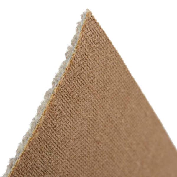 Hampton Rib - Cobblestone - Beige 13.2 ft. 32 oz. Wool Loop Installed Carpet