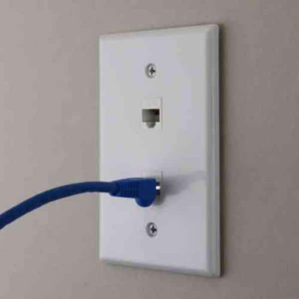 Cat-6 Jack in White (10-Pack)