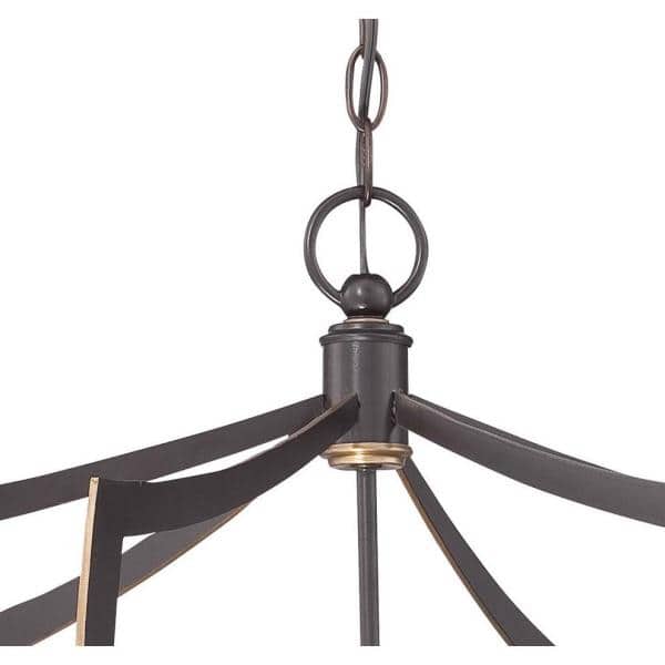 Middletown 6-Light Downtown Bronze Chandelier