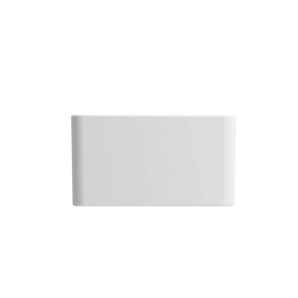 Farmhouse Apron-Front Fireclay 30 in. Single Bowl Kitchen Sink in White with Bottom Grid
