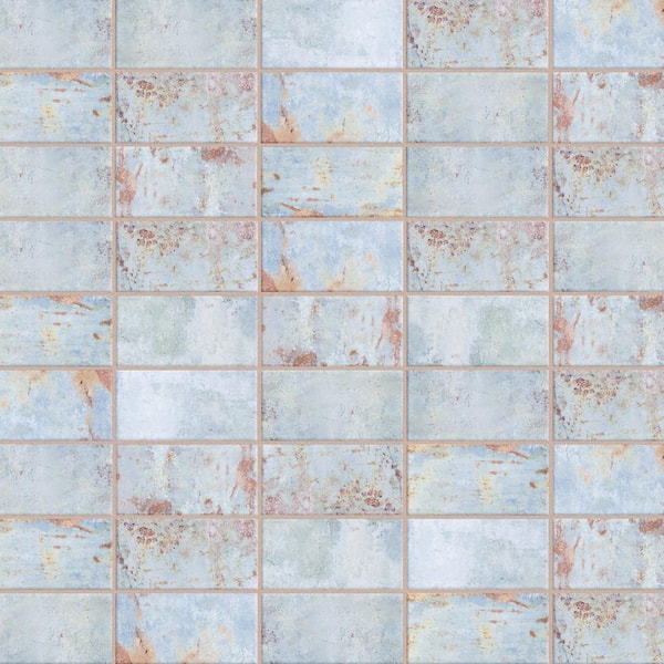 Biarritz Blue 3 in. x 6 in. Ceramic Wall Tile (5.72 sq. ft./Case)