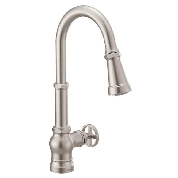 Paterson Single-Handle Pull-Down Sprayer Kitchen Faucet with Reflex and PowerBoost in Spot Resist Stainless