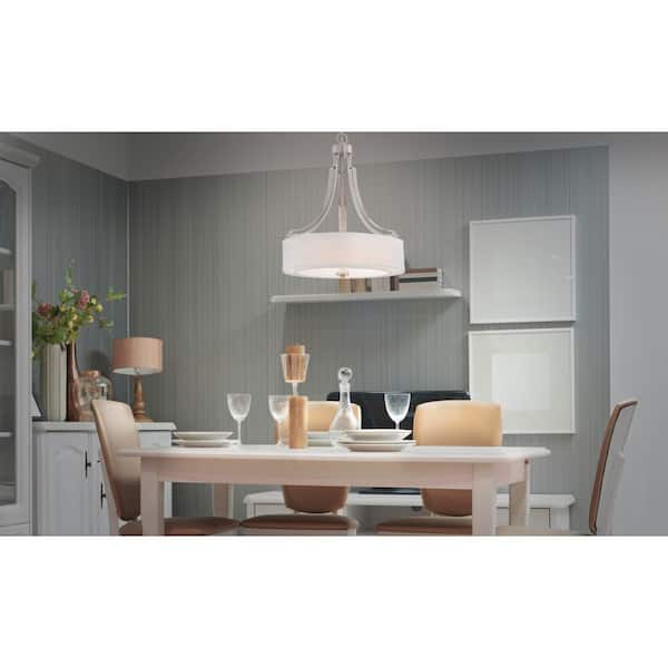 Parsons Studio 3-Light Brushed Nickel Pendant