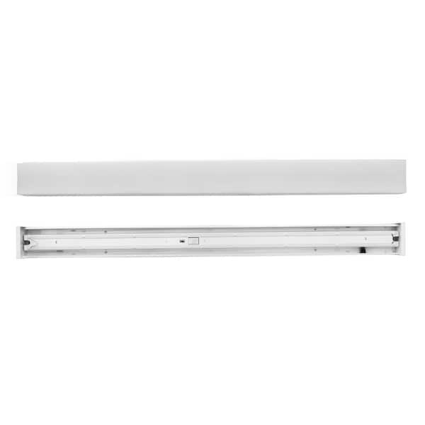 48 in. 4000 Lumens Integrated LED White Emergency Wrap with Battery Back Up