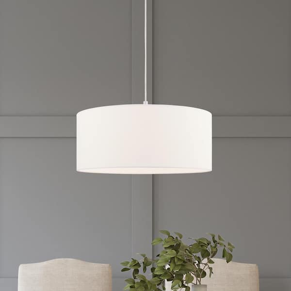 Mercury 1 Light Brushed Nickel Pendant Chandelier