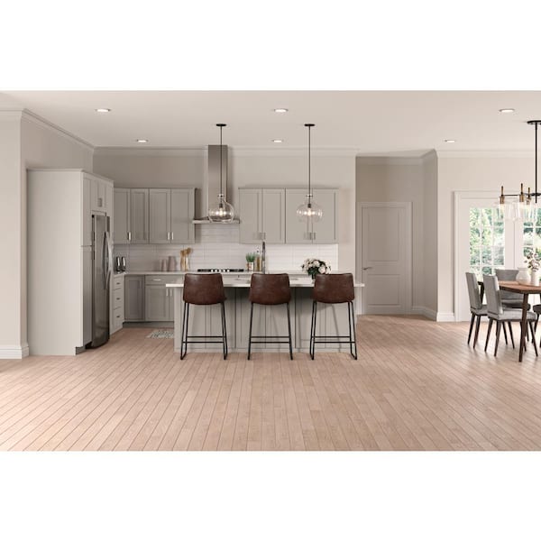 Westfield Dusk Gray Shaker Stock Assembled Wall Kitchen Cabinet (24 in. W x 12 in. D x 36 in. H)