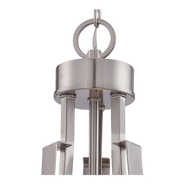 Parsons Studio 3-Light Brushed Nickel Pendant