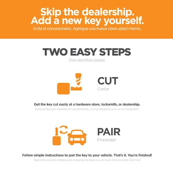 GM Simple Key - 4 Button Flip Key with Remote Start