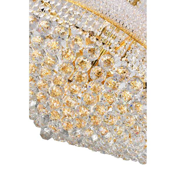 Empire 19 Light Down Chandelier With Gold Finish