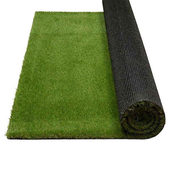 Pet 7.5 ft. x 13 ft. Green Artificial Grass Rug
