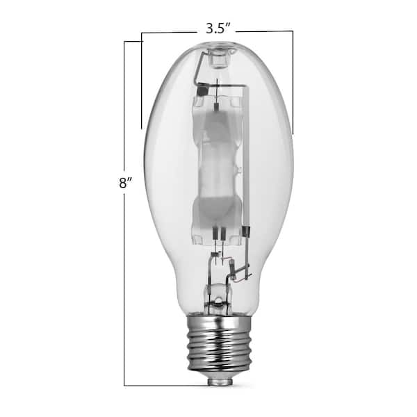 400-Watt ED28 Shape Clear Metal Halide High Intensity Discharge E39 Mogul Base HID Light Bulb (1-Bulb)
