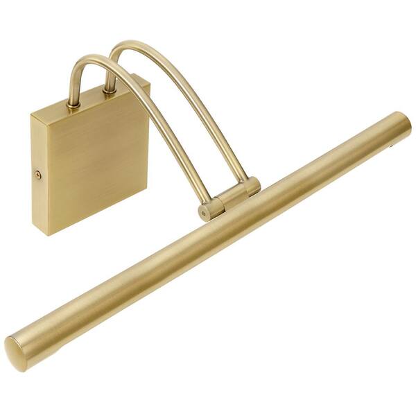 17 in. LED Picture Light, 1000 Lumens, 3000K Warm White, Antique Brass Finish, Hardwired