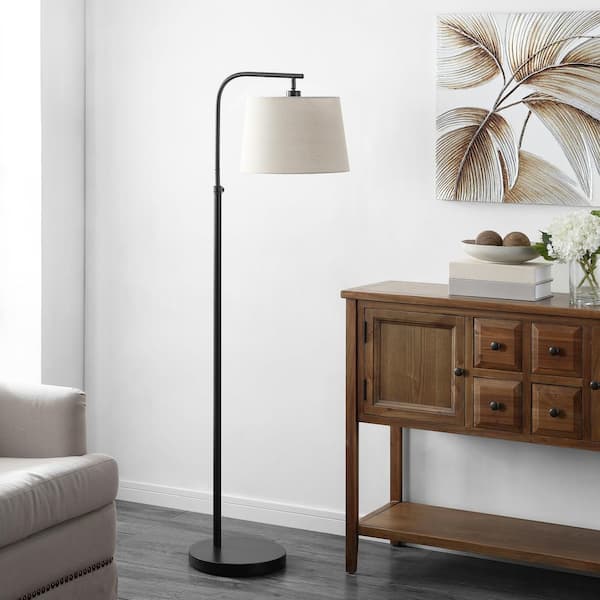 Winley 65 in. Bronze/Black Floor Lamp