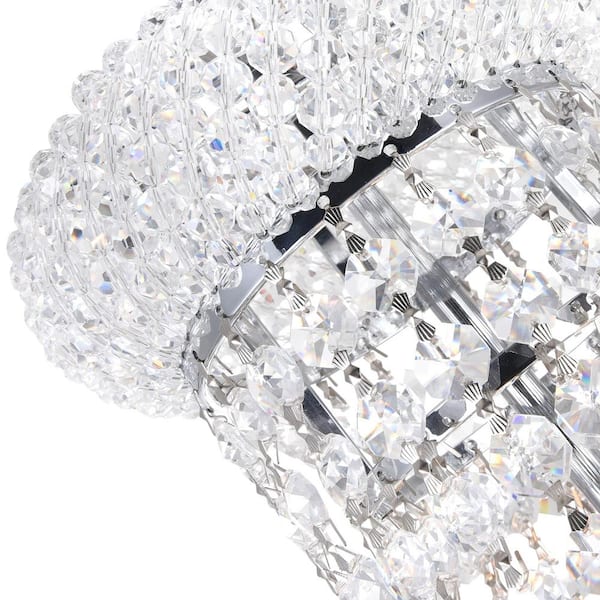 Empire 6 Light Table Lamp With Chrome Finish