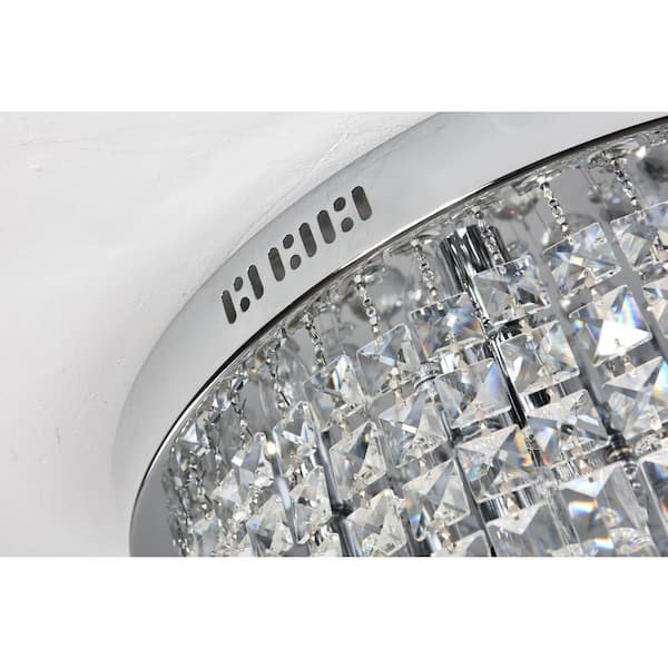 Kathi 9-Light Chrome Chandelier with K9 Crystal