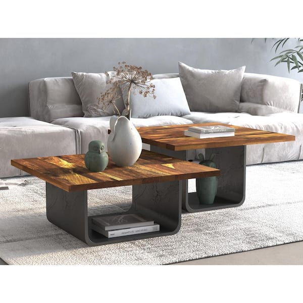 2.3 ft. L x 28 in. D, Senna Butcher Block Table Top Countertop in Clear with Square Edge