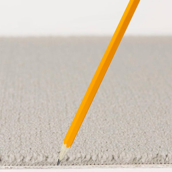 Lightbourne - Clouded - Beige 39.3 oz. Nylon Loop Installed Carpet