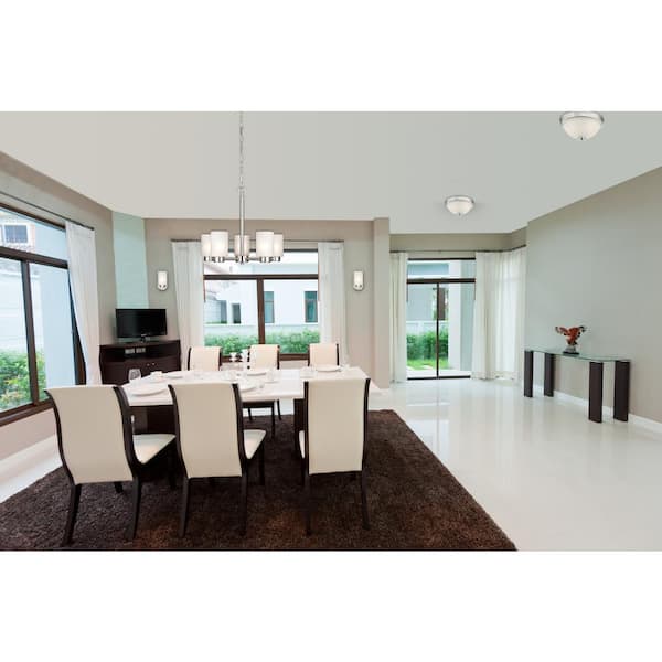 Sylvestre 1-Light Brushed Nickel Wall Fixture