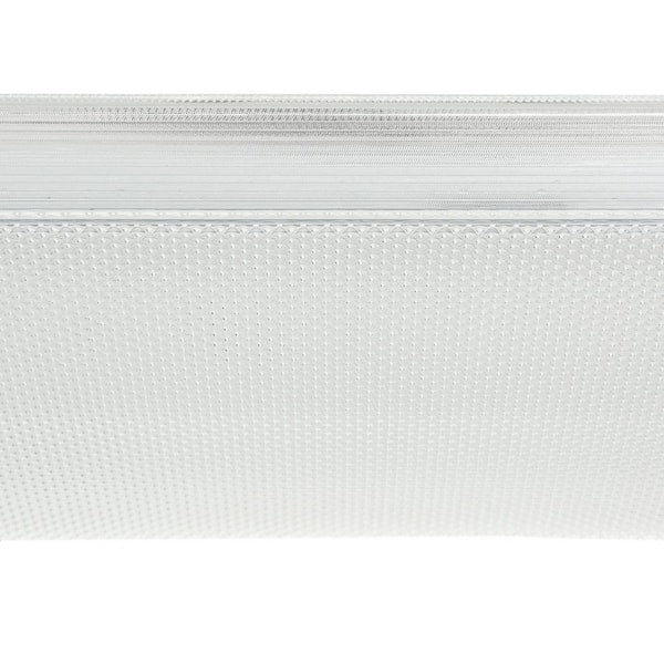 48 in. Wrap Multi-Volt 2-Light White Ballast Ceiling Flushmount