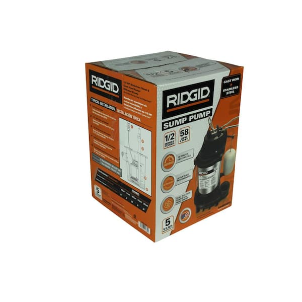 1/2 HP Stainless Steel Dual Suction Sump Pump