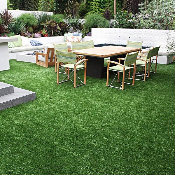 0.4in Pile Height 13 ft. x 105 ft. Green Artificial Grass Turf