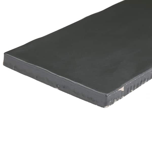 Chester Matte Nero 3 in. x 12 in. Ceramic Wall Tile (5.72 sq. ft./Case)