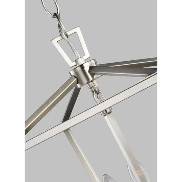 Dianna 3-Light Brushed Nickel Hanging Mini Pendant