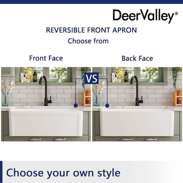 Harvest 30 in. Farmhouse Apron Front Single Bowl Kitchen Sink in White Ceramic, Grid and Strainer Included