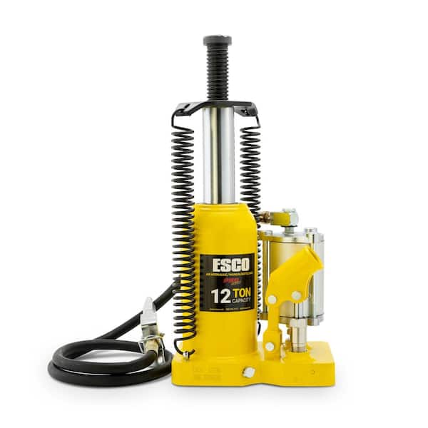 Pro Series 12 Ton Air Hydraulic Bottle Jack