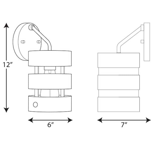 Gulliver 1-Light Graphite Bath Light