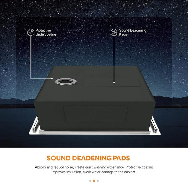 Professional 36 in. All in One Drop-In 16G Stainless Steel 2-Hole Single Bowl Kitchen Sink with Spring Neck Faucet