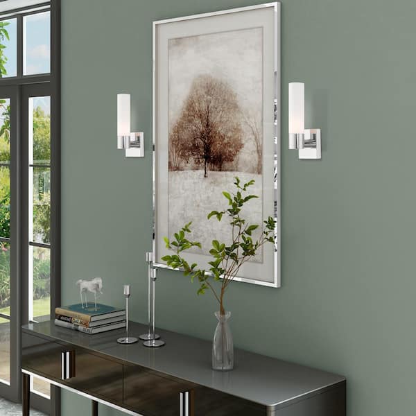 Aspen 1 Light Polished Chrome ADA Wall Sconce