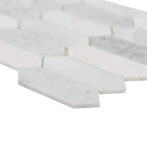 Cienega Springs 11 in. x 14.63 in. Mixed Glass Patterned Look Wall Tile (14.4 sq. ft./Case)