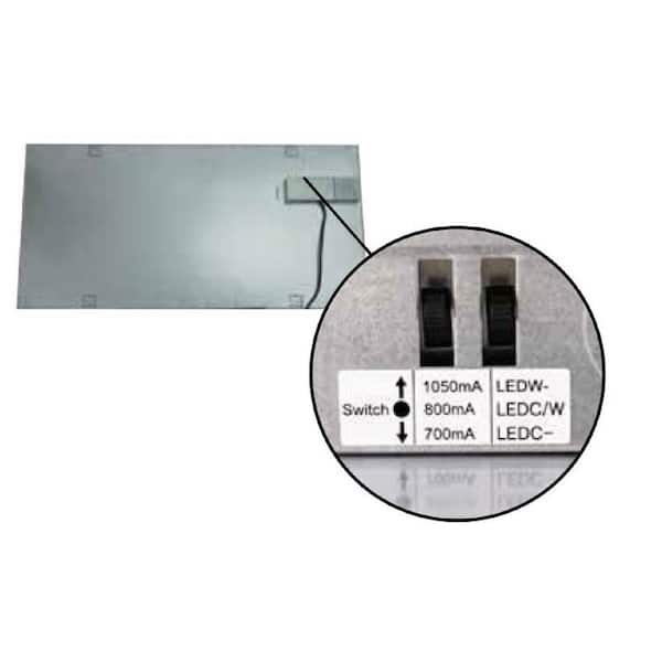 2 ft. x 4 ft. 128-Watt Equivalent White Integrated LED Flat Panel Light, Lumen and Color Selectable