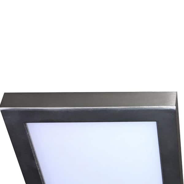 7 in. 1-Light Brushed Nickel LED Flush Mount