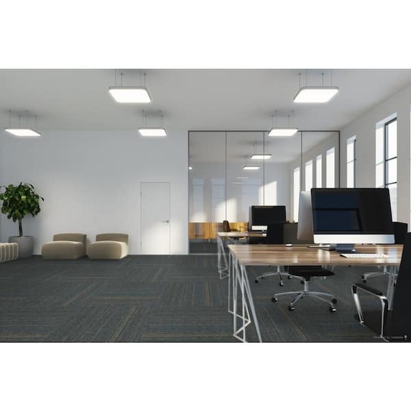 Midway Farley Residential/Commercial 24 in. x 24 in. Glue-Down Carpet Tile (18 Tiles/Case) (72 sq. ft.)