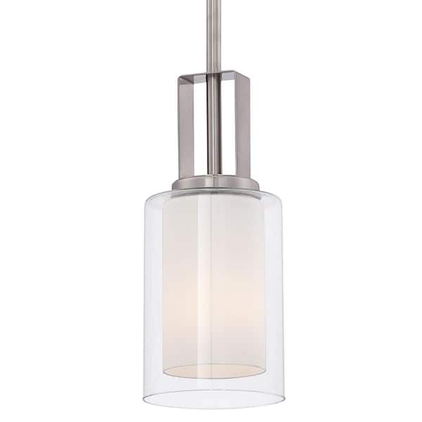 Parsons Studio 1-Light Brushed Nickel Mini Pendant