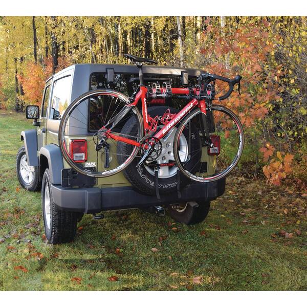 Runway Spare T3 Spare Tire Mount 3-Bike Carrier Rack 33 lbs. per Bike