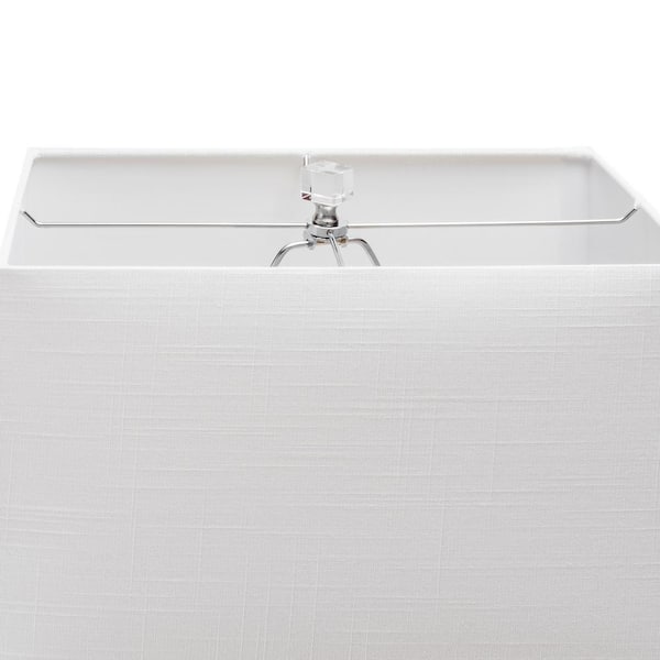 Toledo 25 in. Clear Glam Table Lamp, Dimmable